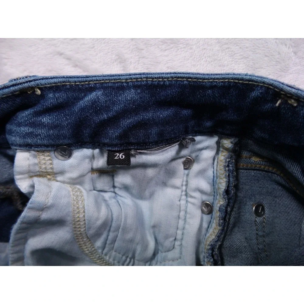 7 For All Mankind Jeans Womens Size 26 Blue Denim Aubrey High Waist Ankle Skinny